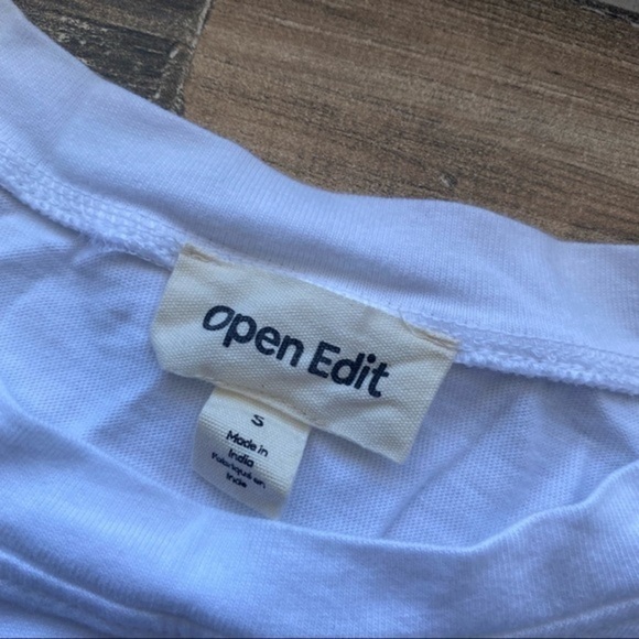 NWT Open Edit Organic Tee Nordstrom - Picture 7 of 9